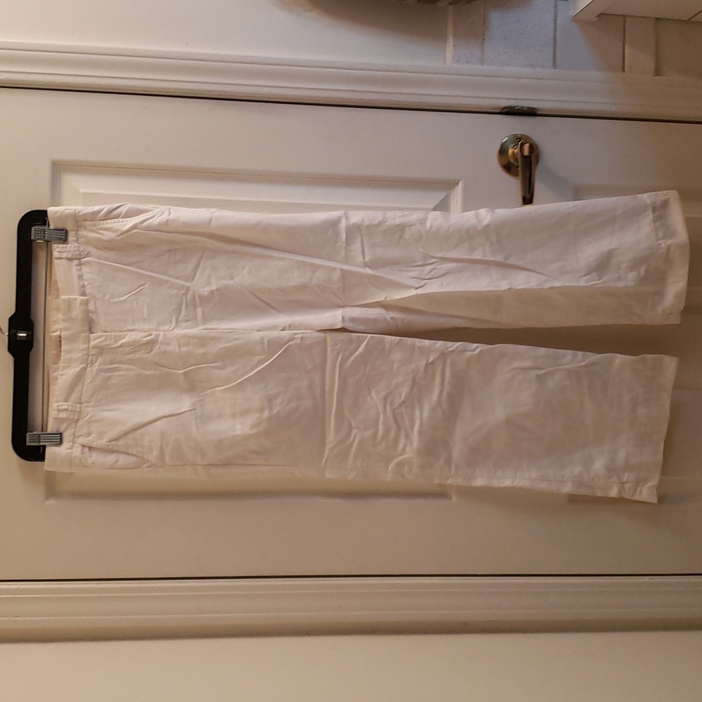 J. Crew White City Fit Pants Size 2P